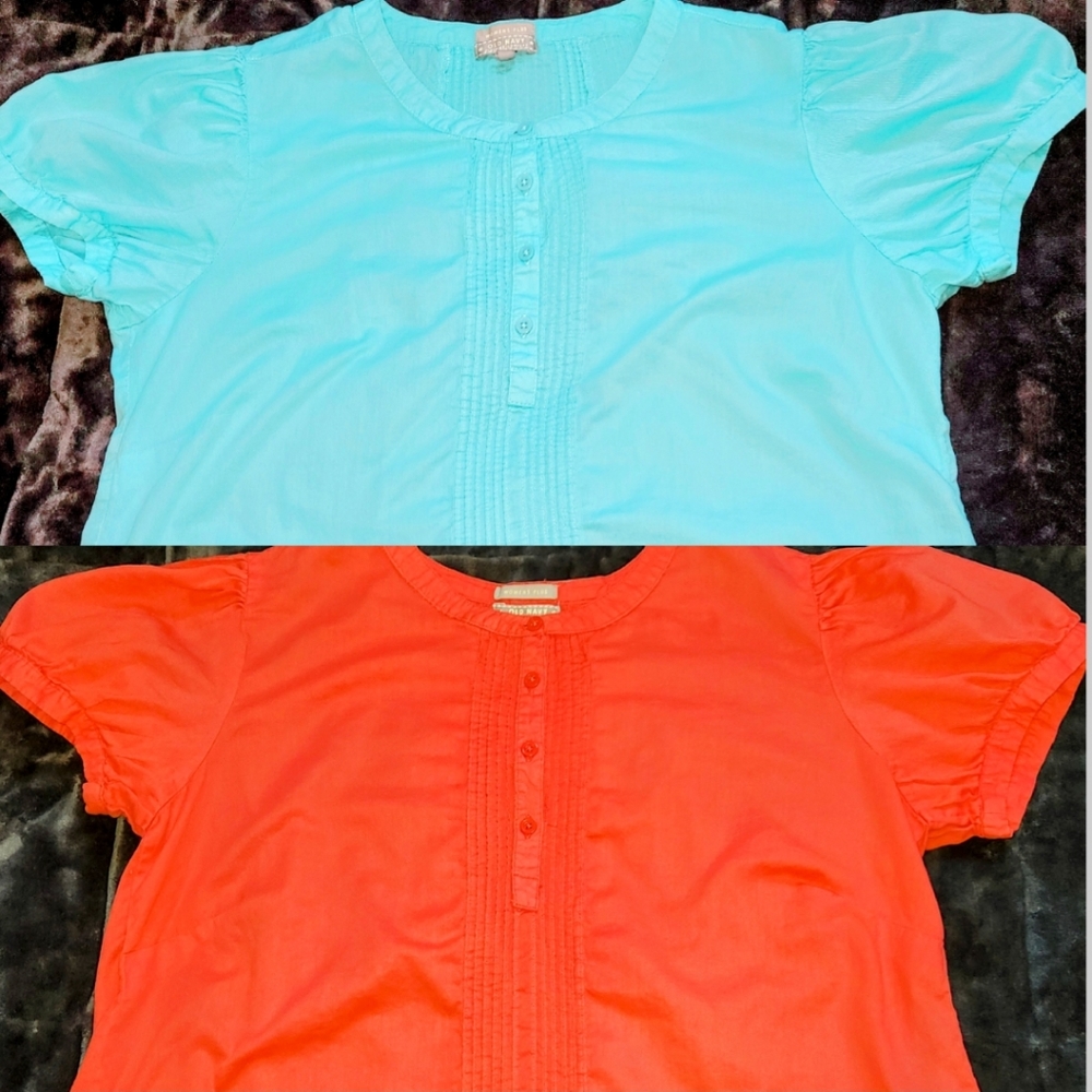 2 Old Navy Peasant Blouses 1X